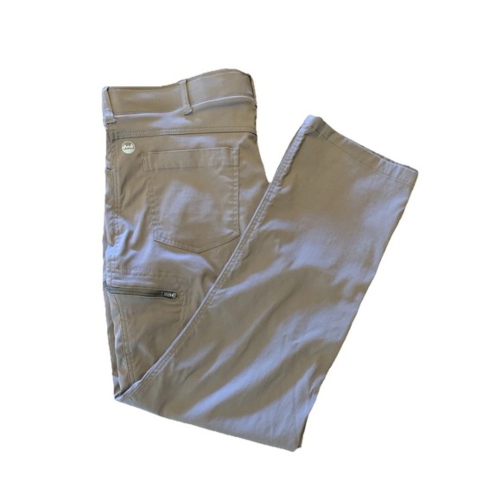 Wrangler Outdoor Performance Pants 36x29.5‎ Men's Tan Stretch Cargo Care307